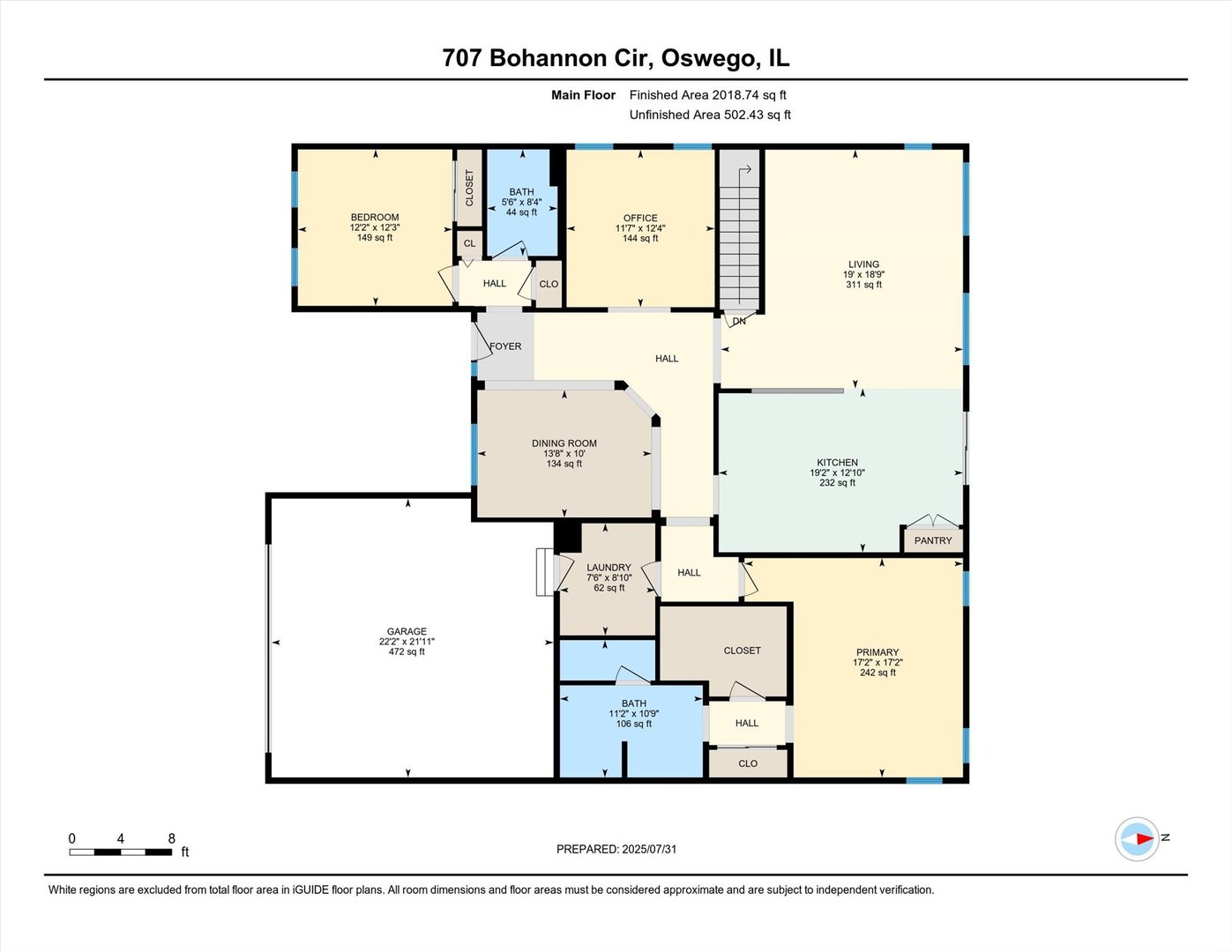 707 Bohannon Circle, Oswego, IL 60543