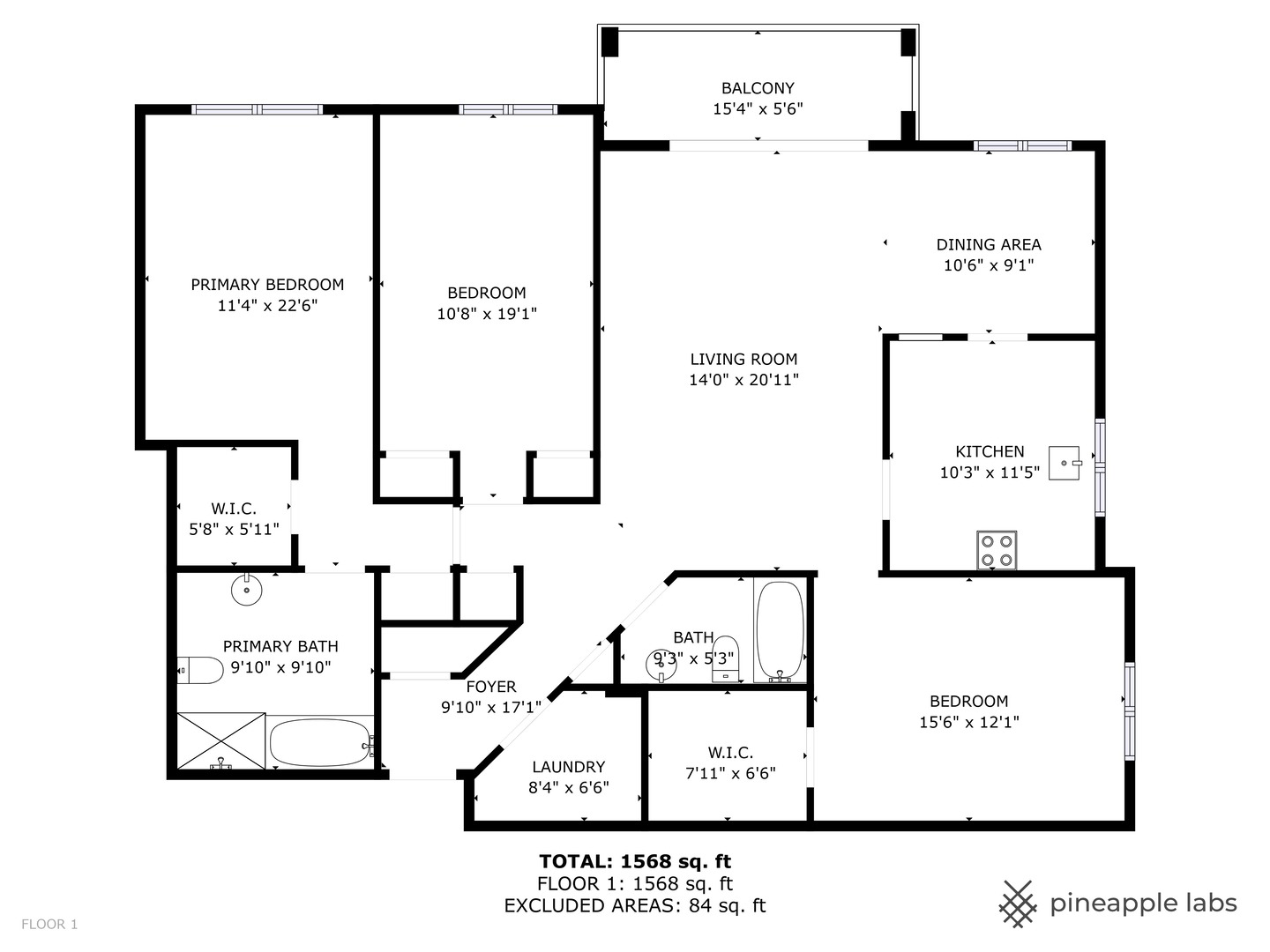 100 N Gary Avenue #304, Wheaton, IL 60187