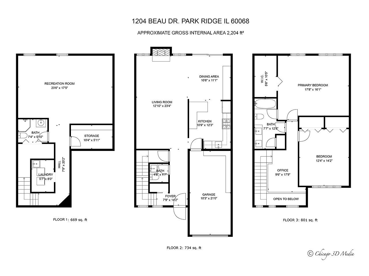 1204 Beau Drive, Park Ridge, IL 60068