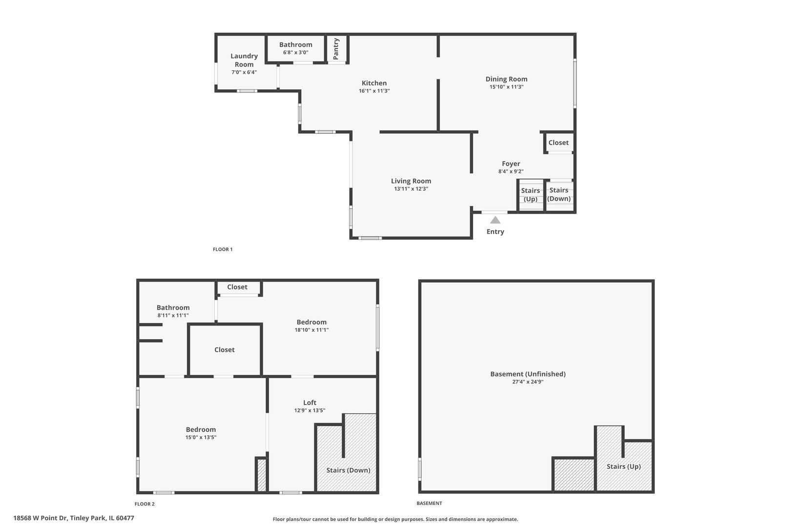 18568 W Point Drive, Tinley Park, IL 60477