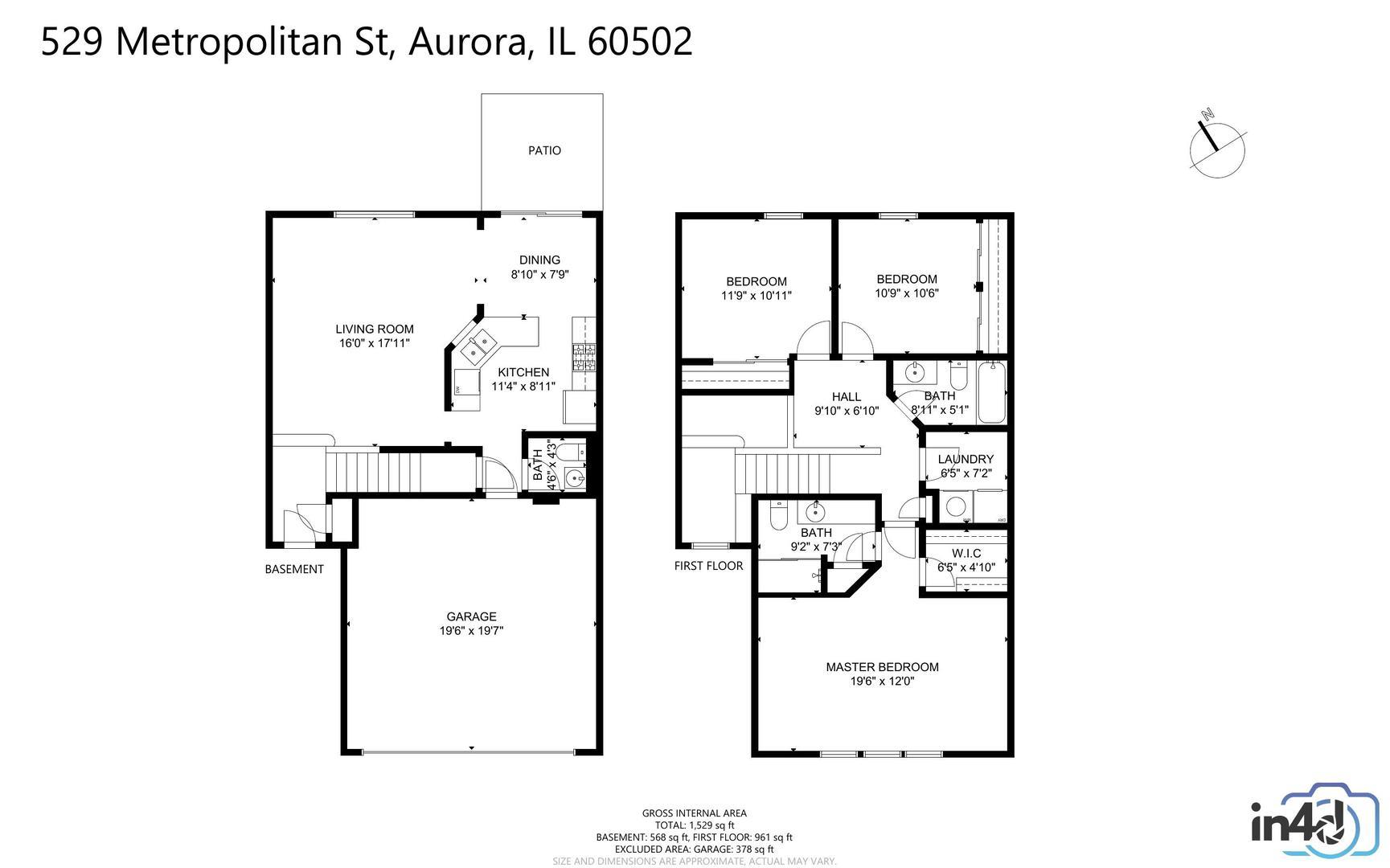 529 METROPOLITAN Street, Aurora, IL 60502