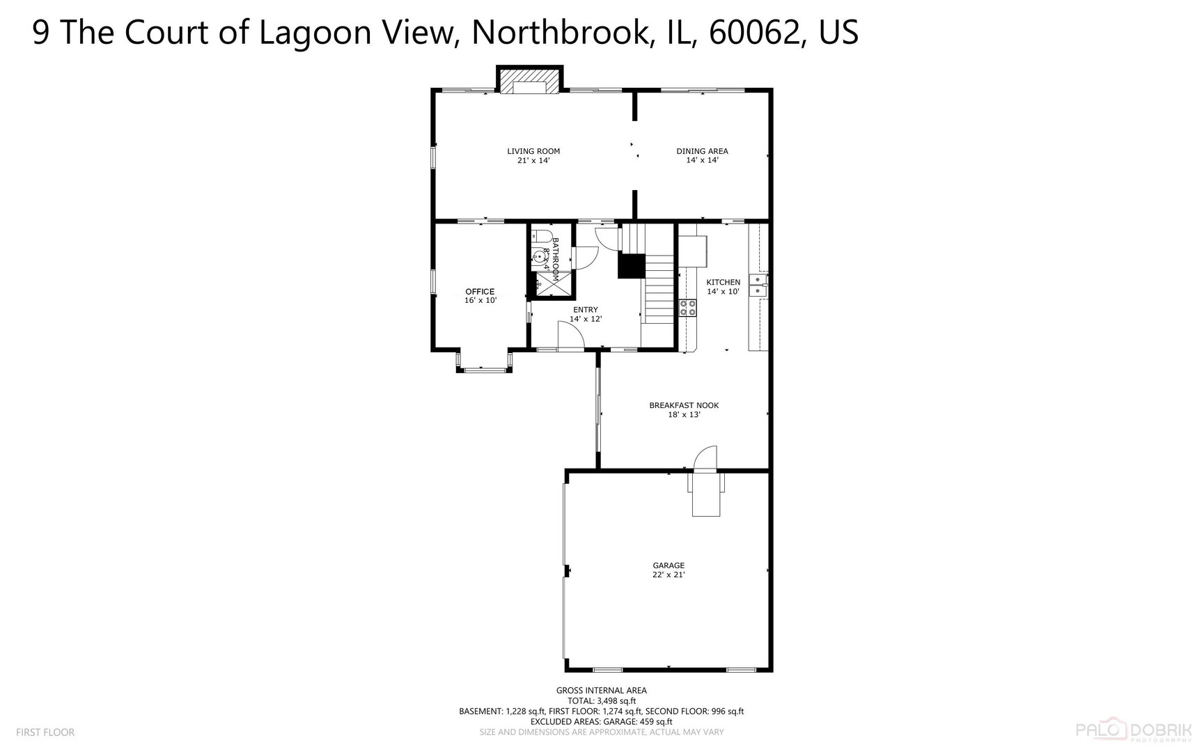 9 Court of Lagoon View, Northbrook, IL 60062