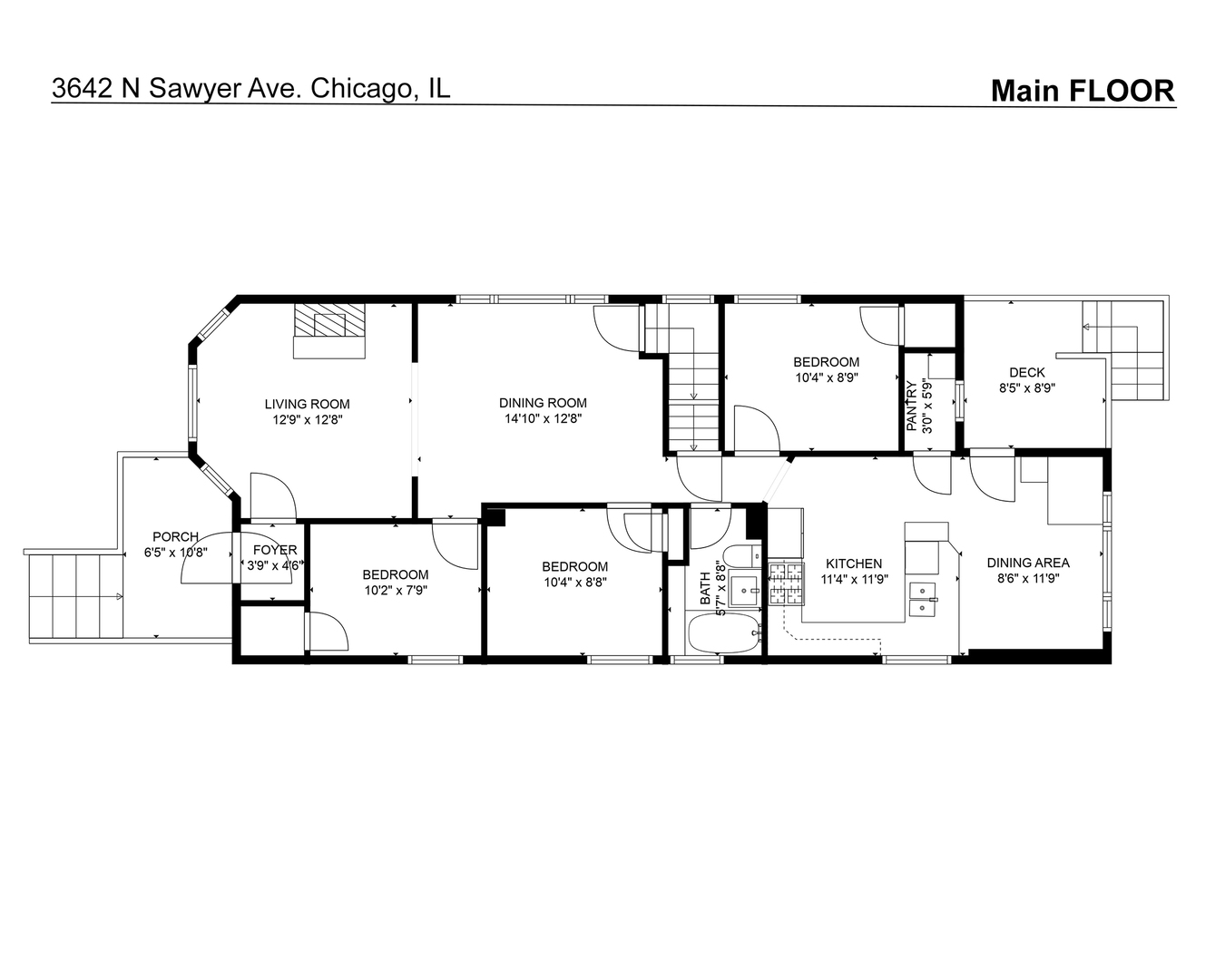 3642 N Sawyer Avenue, Chicago, IL 60618