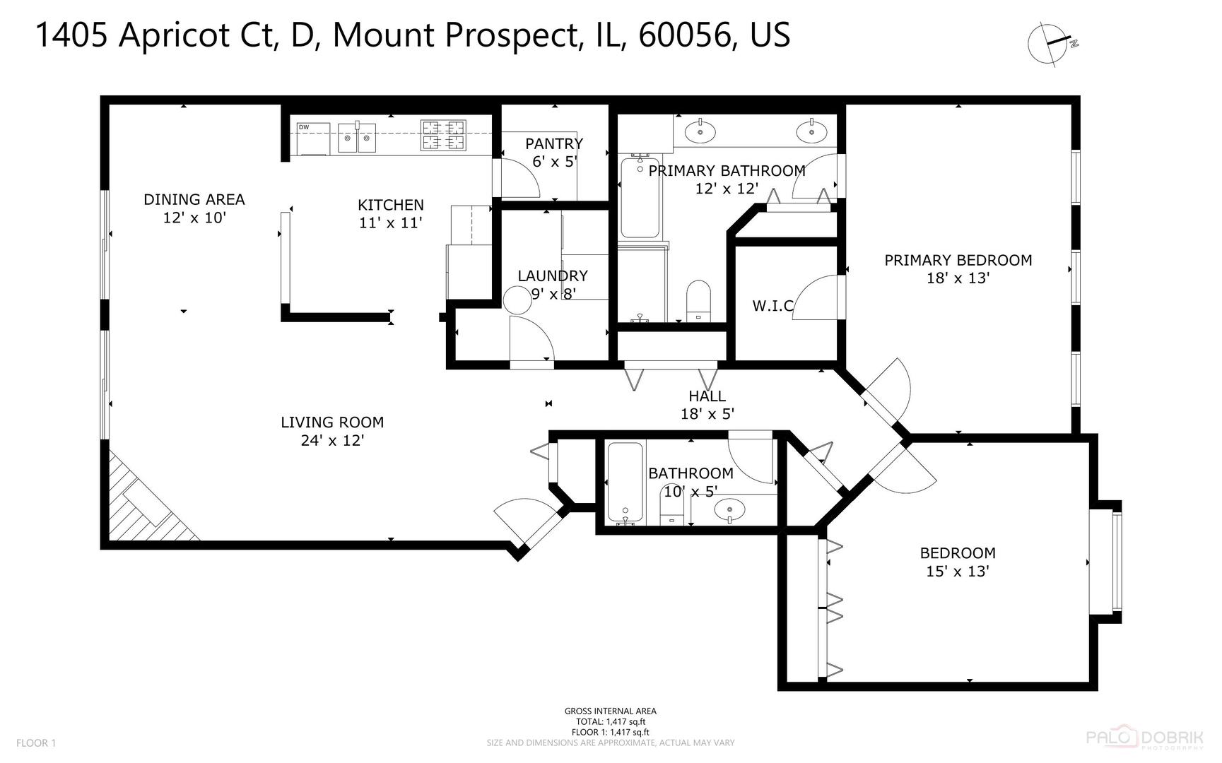 1405 Apricot Court #D, Mount Prospect, IL 60056