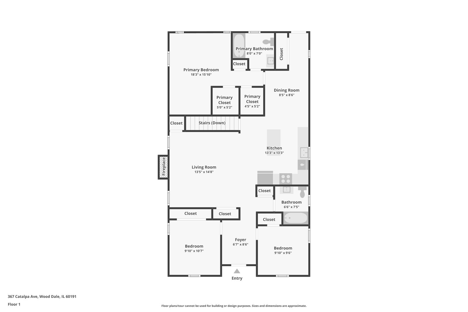 367 Catalpa Avenue, Wood Dale, IL 60191