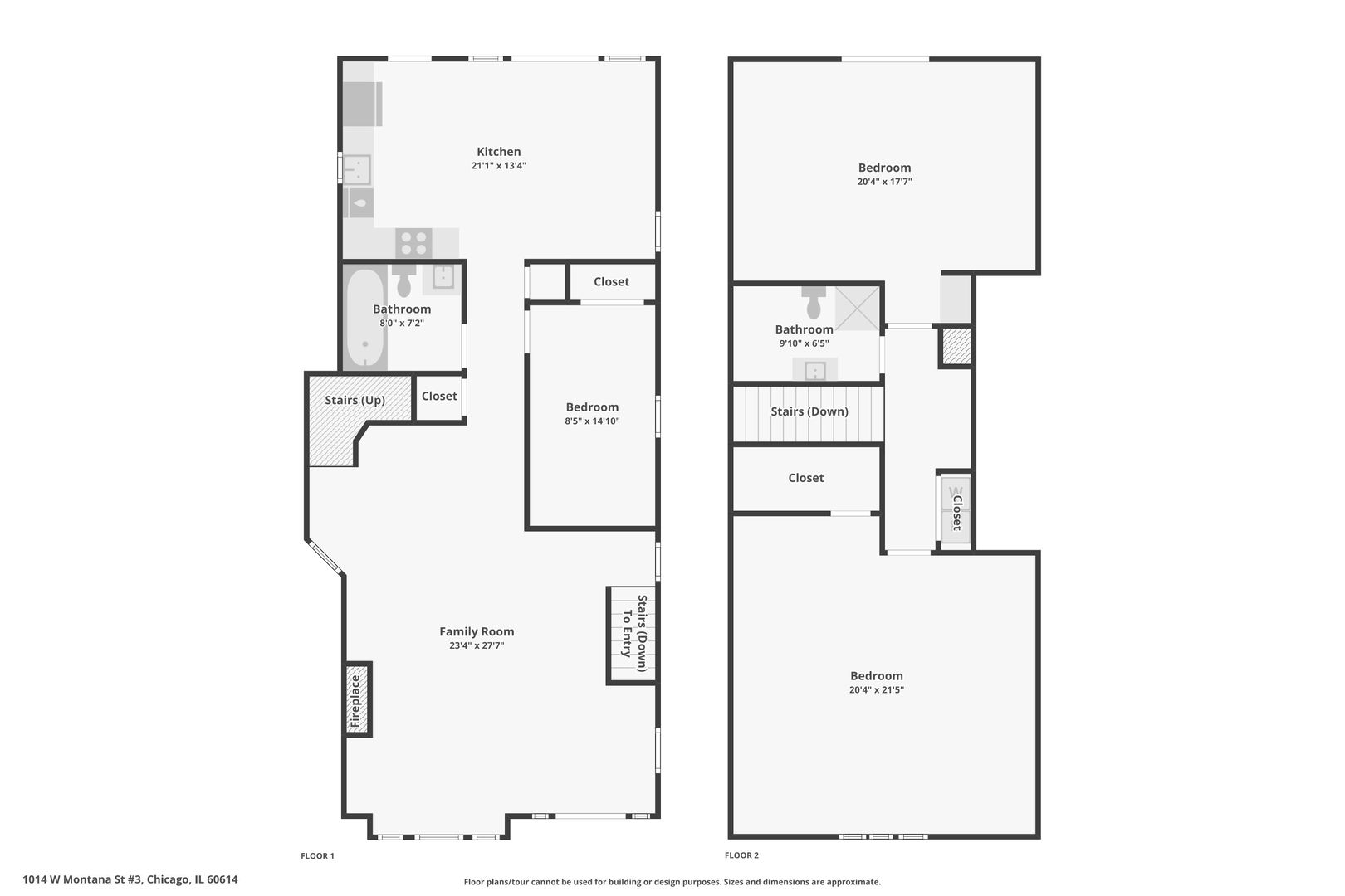 1014 W MONTANA Street #3F, Chicago, IL 60614