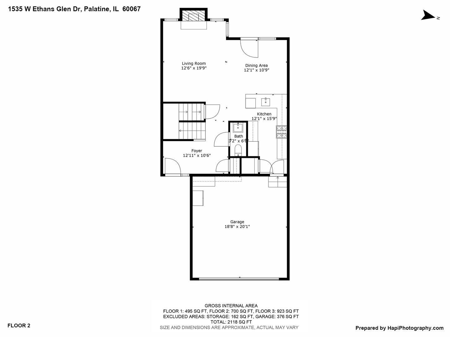1535 W Ethans Glen Drive, Palatine, IL 60067
