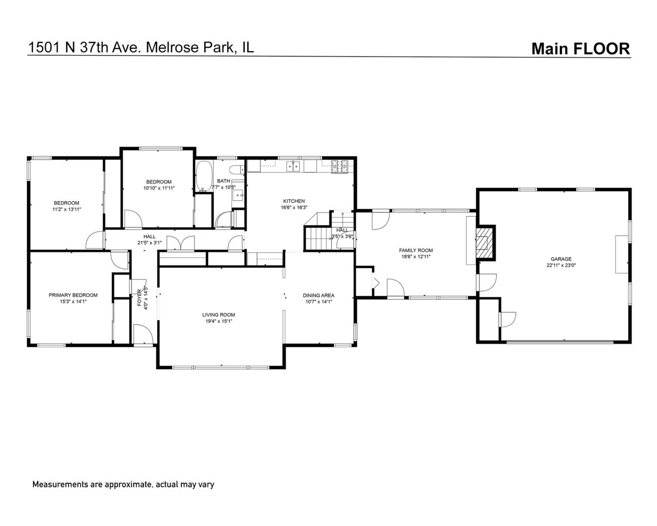 1501 N 37th Avenue, Melrose Park, IL 60160