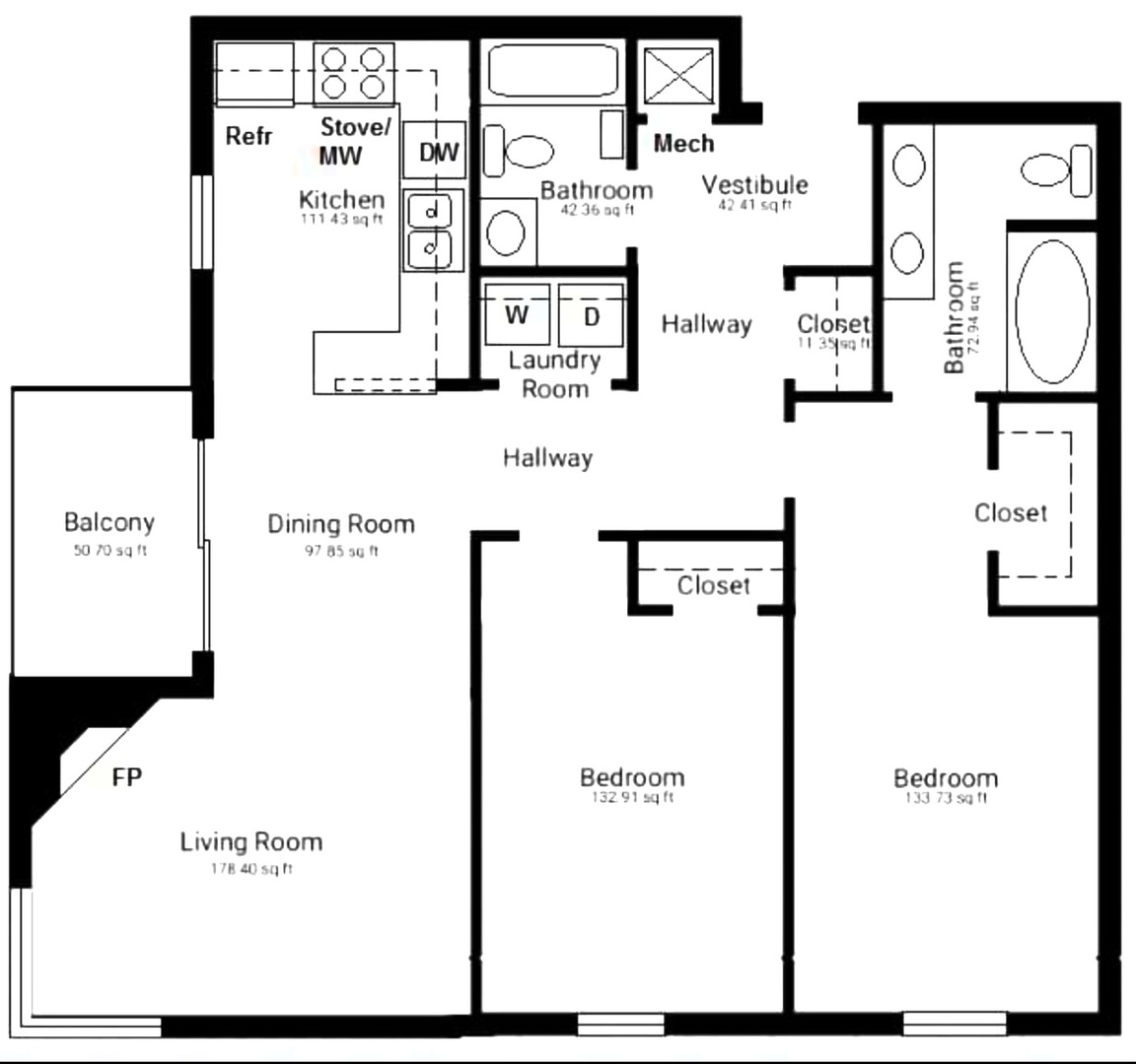 100 N Hermitage Avenue #916, Chicago, IL 60612