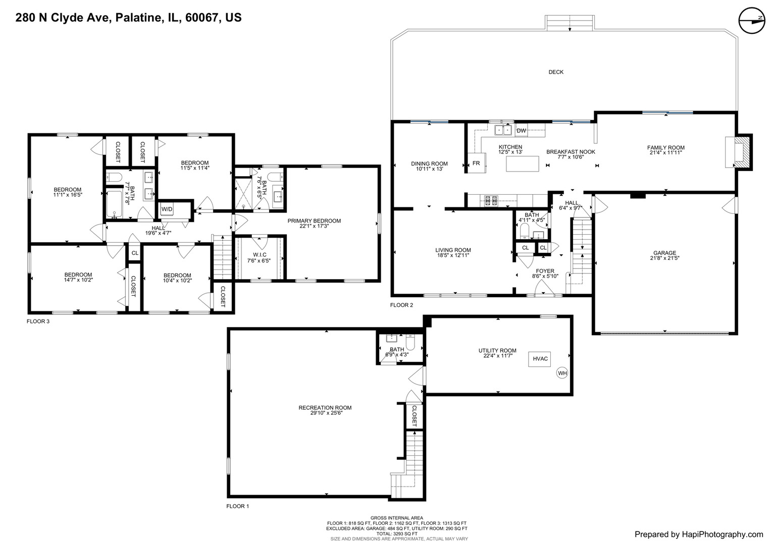 260 N Clyde Avenue, Palatine, IL 60067