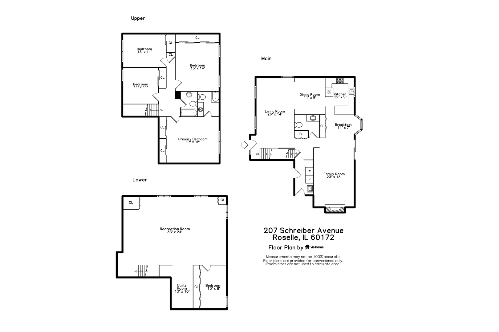 207 Schreiber Avenue, Roselle, IL 60172