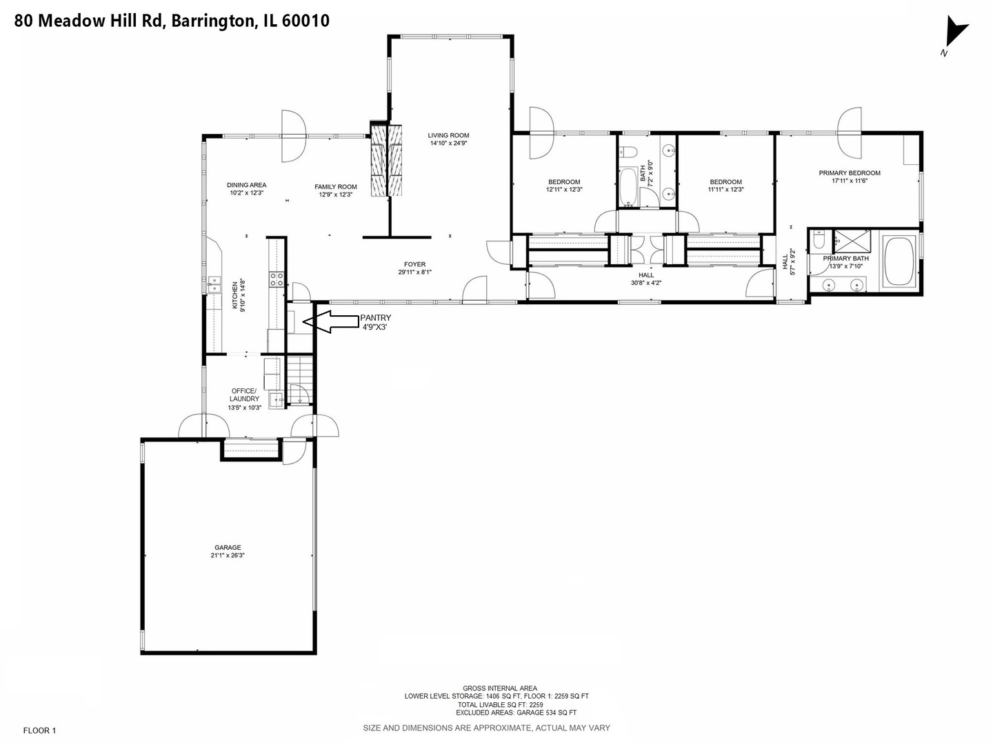 80 Meadow Hill Road, Barrington Hills, IL 60010