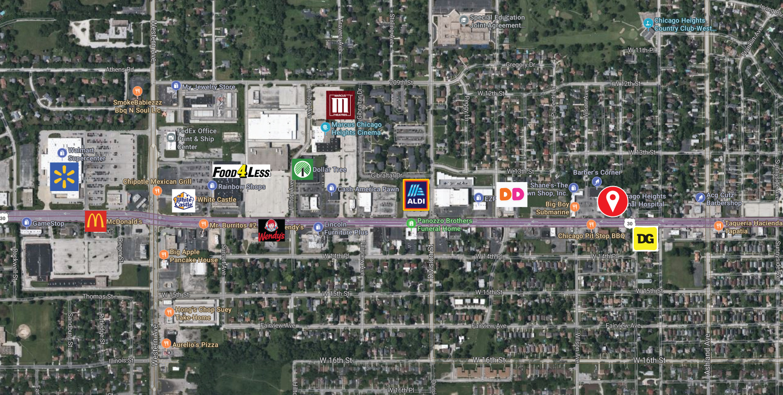 401 W Lincoln Highway, Chicago Heights, IL 60411