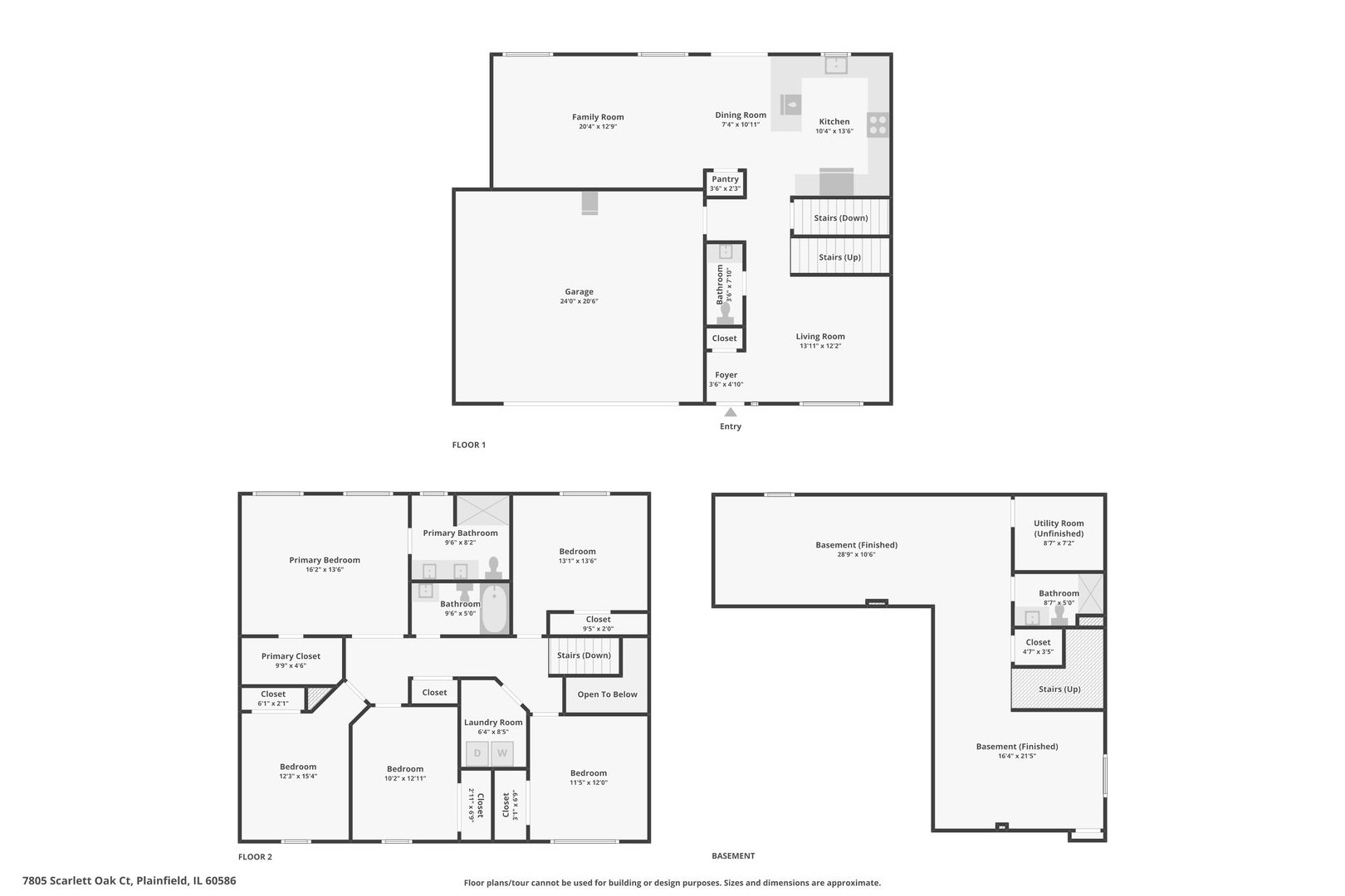 7805 Scarlett Oak Court, Plainfield, IL 60586