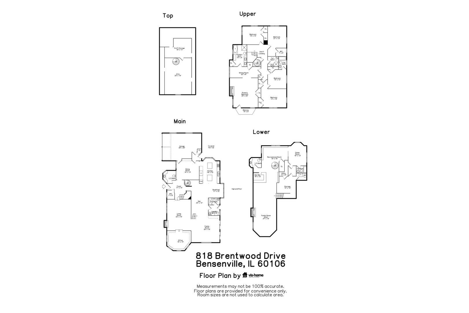 818 Brentwood Drive, Bensenville, IL 60106