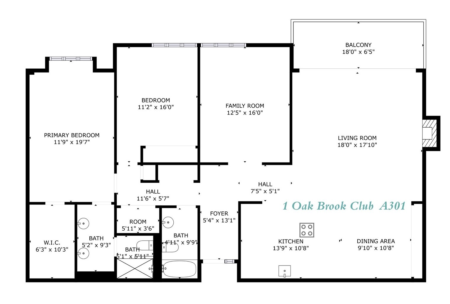1 Oak Brook Club Drive #A301, Oak Brook, IL 60523