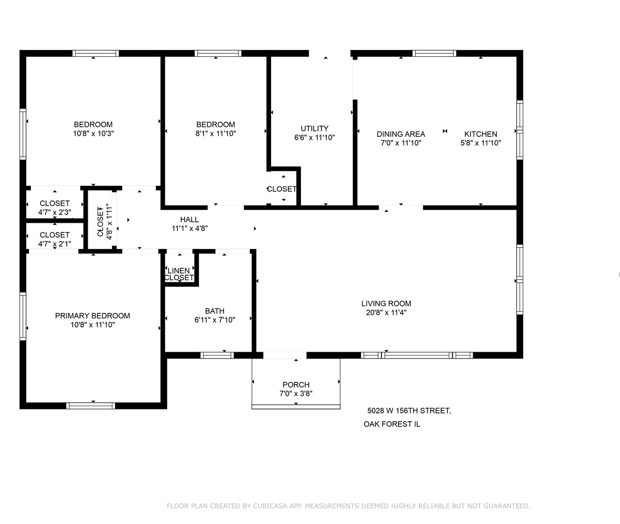 5028 156th Street, Oak Forest, IL 60452