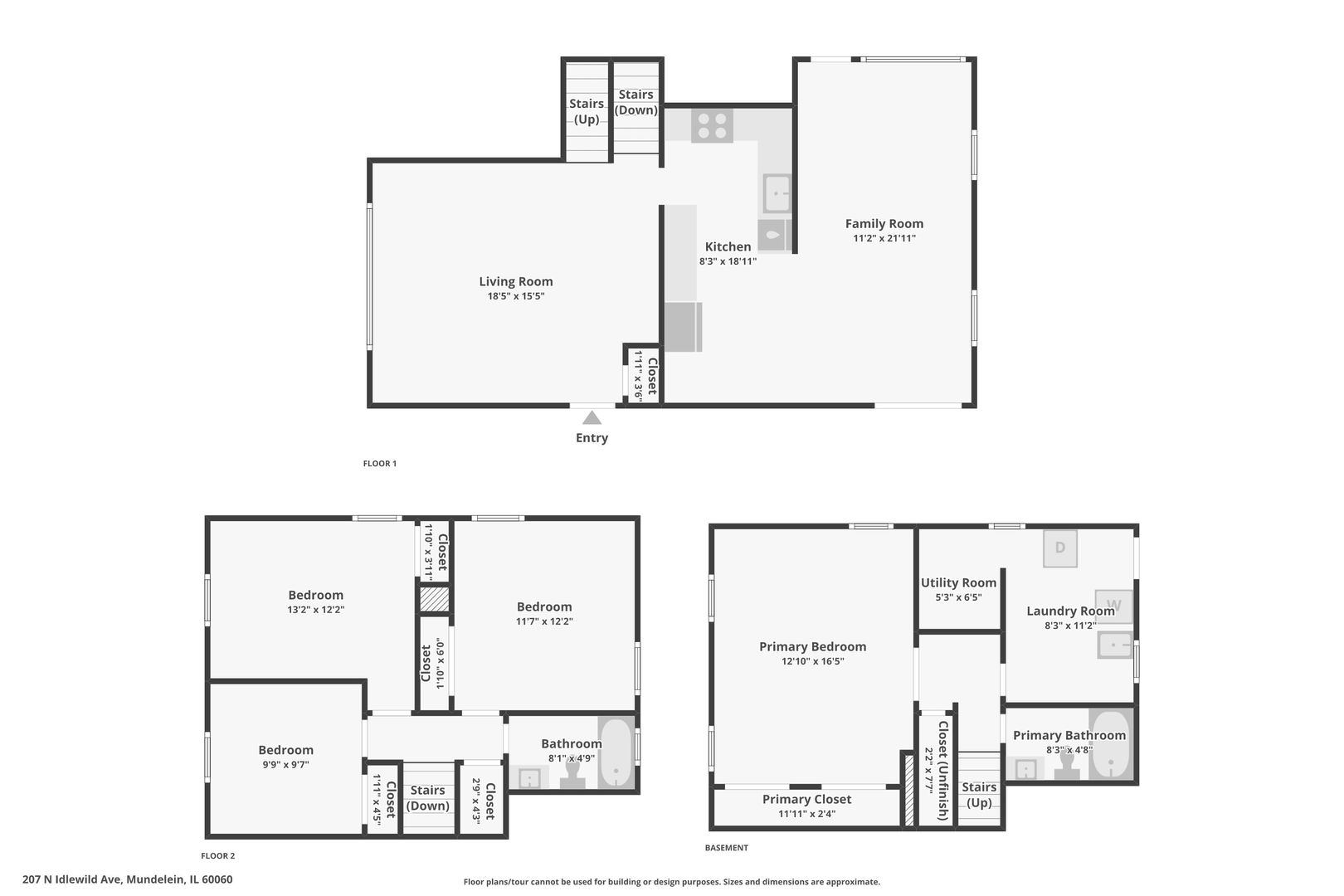 207 N Idlewild Avenue, Mundelein, IL 60060