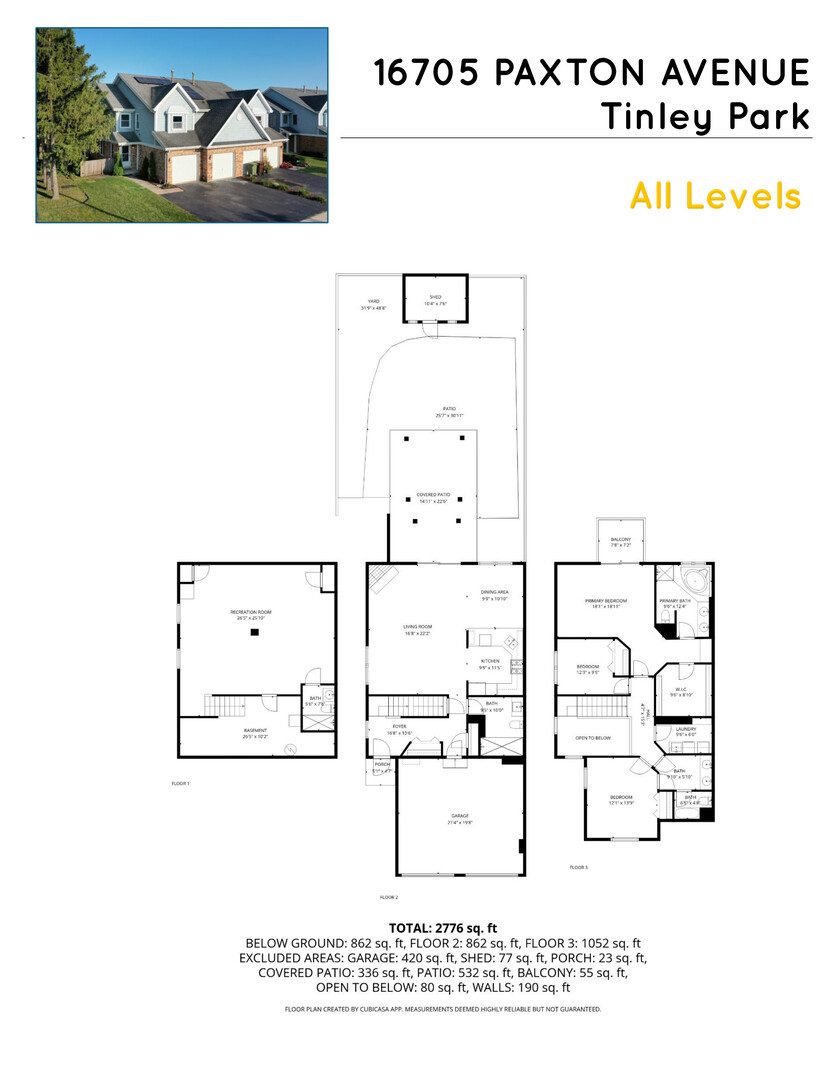 16705 Paxton Avenue, Tinley Park, IL 60477