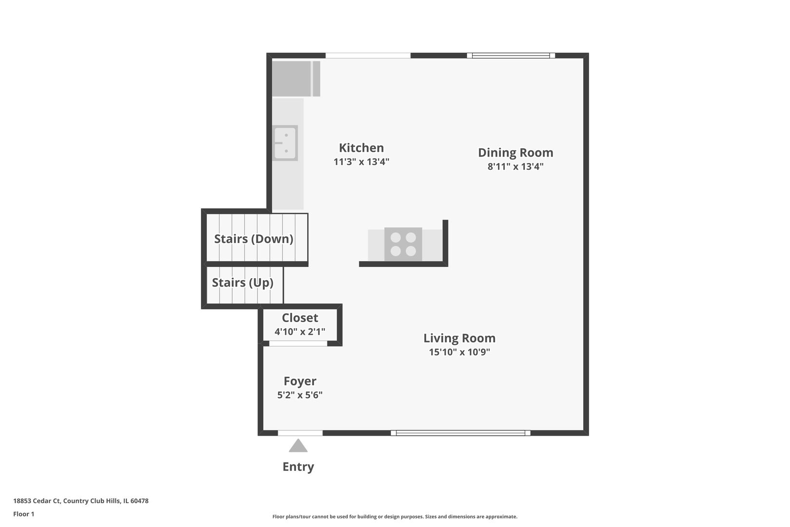 18853 Cedar Court, Country Club Hills, IL 60478