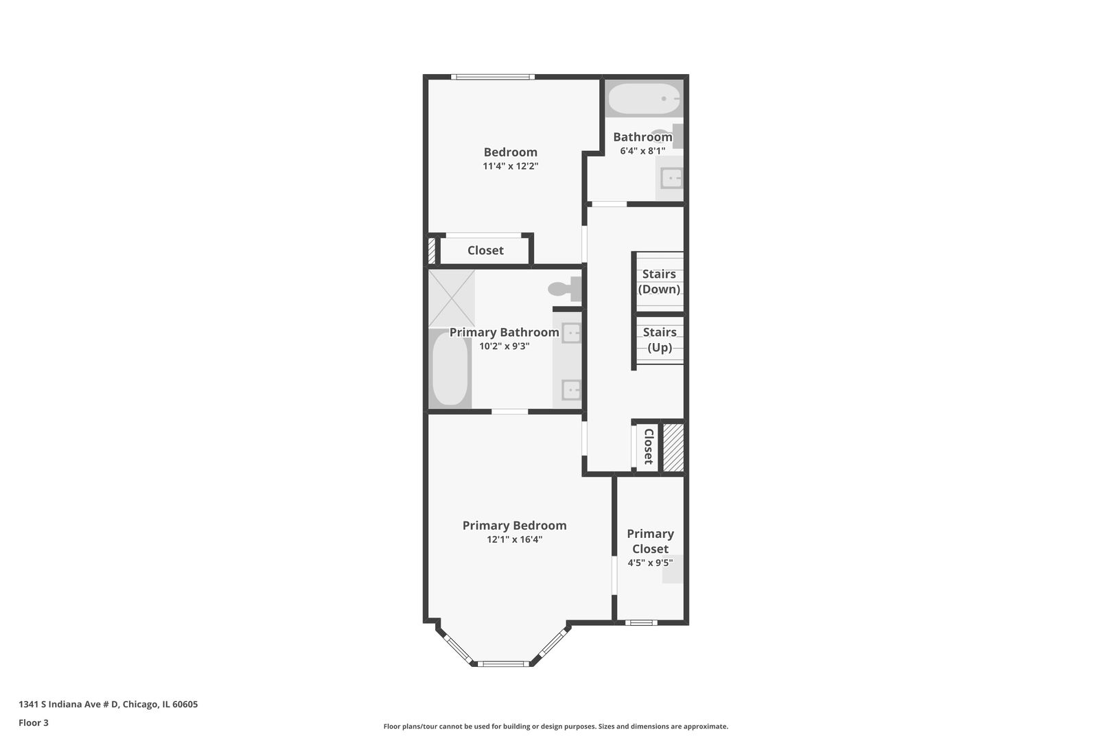 1341 S Indiana Avenue #D, Chicago, IL 60605