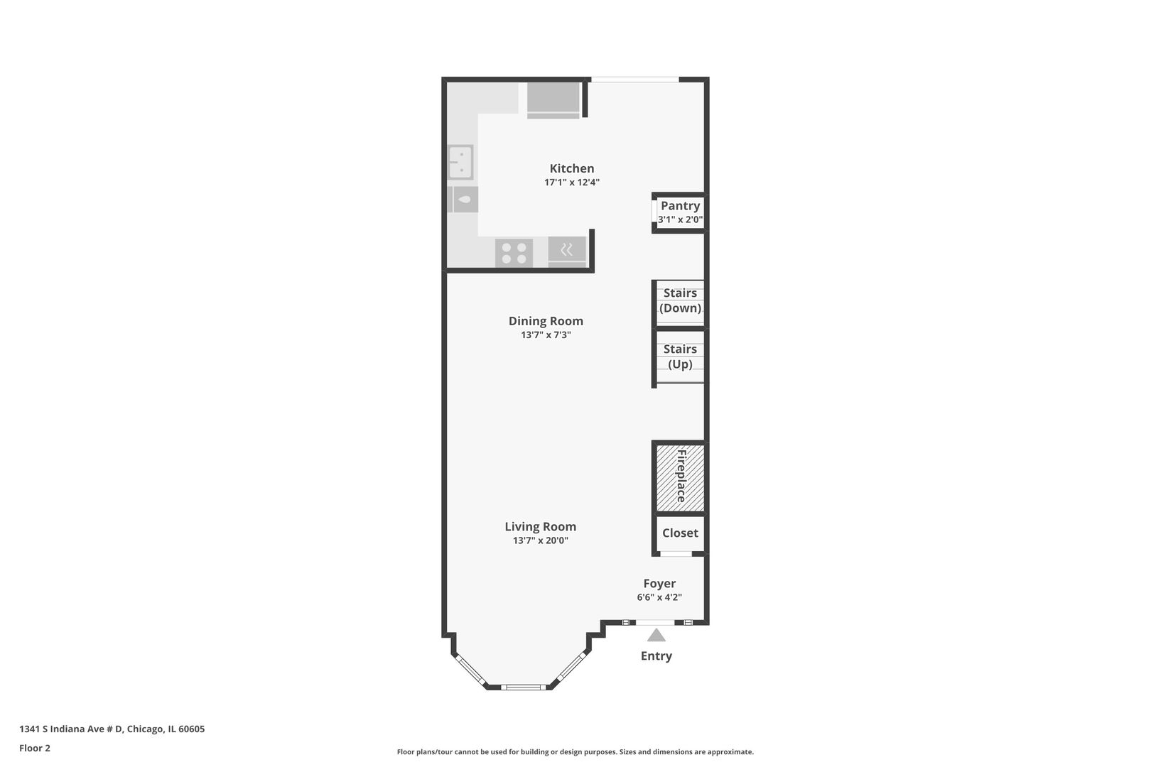 1341 S Indiana Avenue #D, Chicago, IL 60605