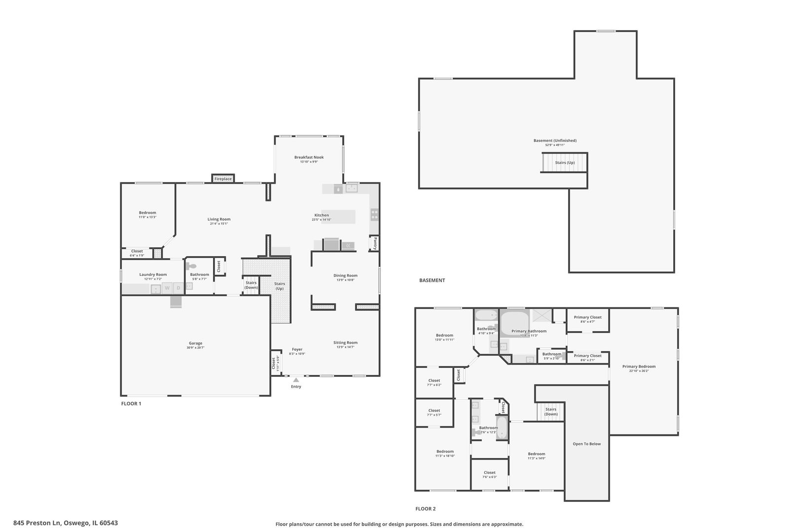 845 Preston Lane, Oswego, IL 60543