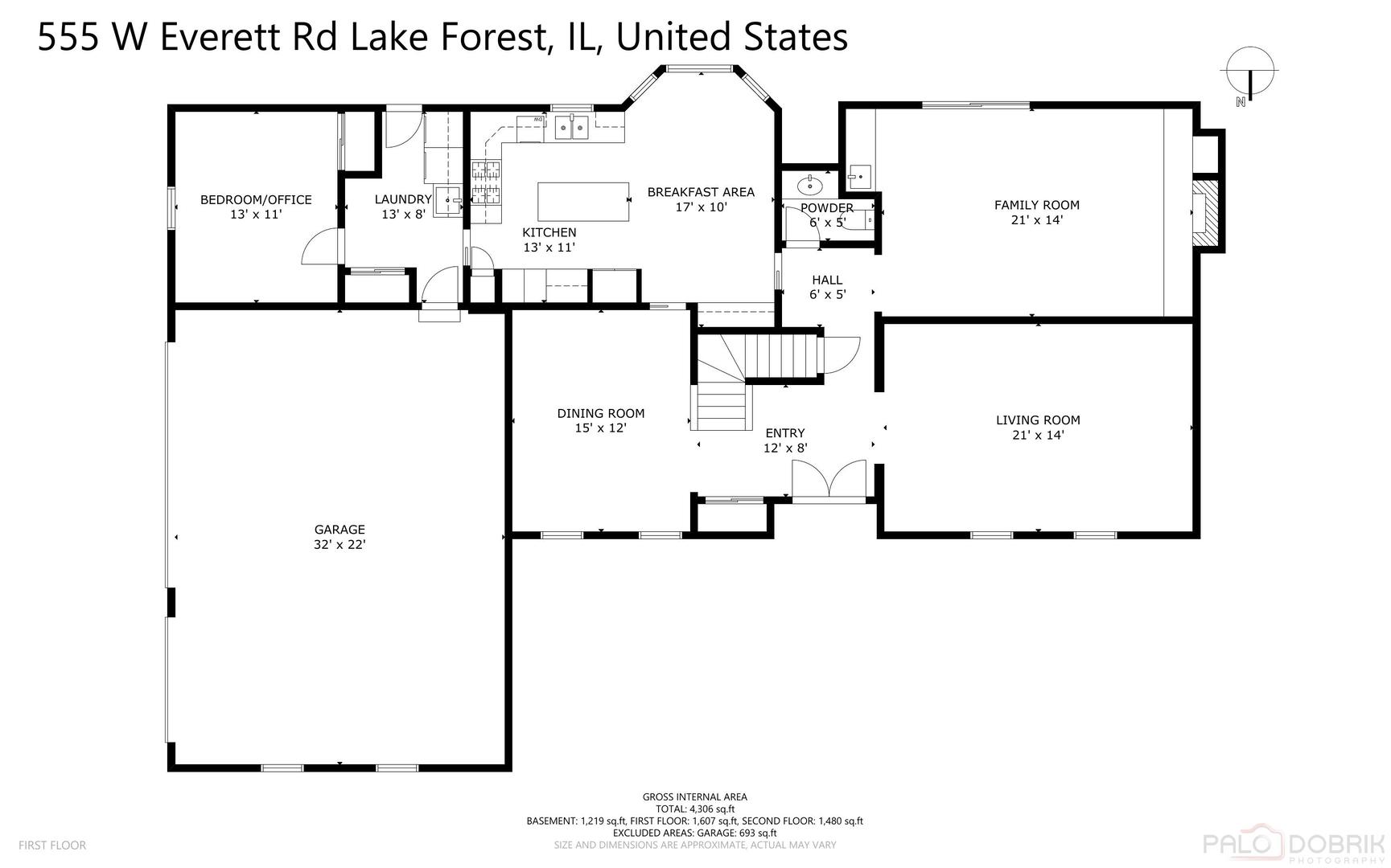 555 W Everett Road, Lake Forest, IL 60045