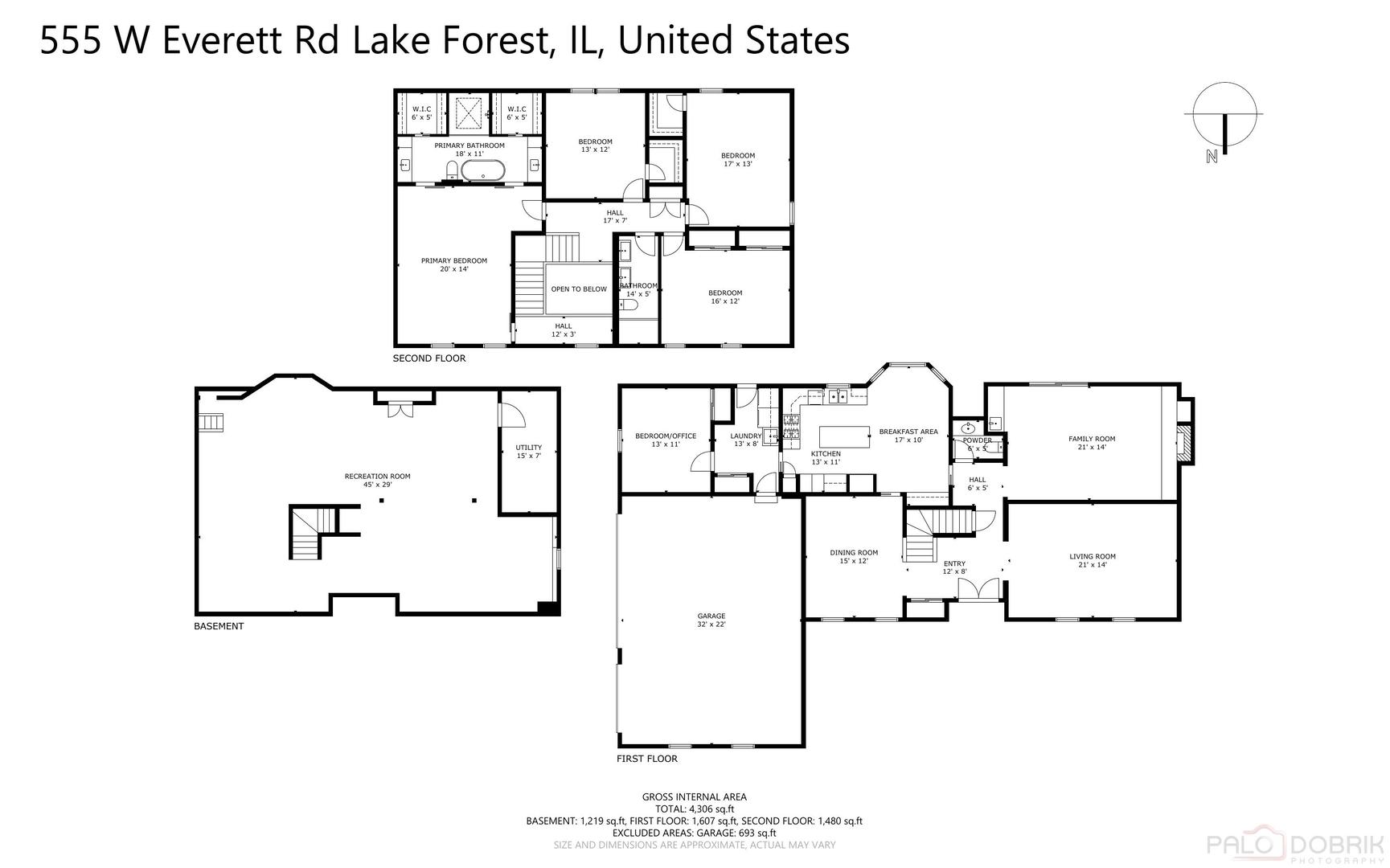 555 W Everett Road, Lake Forest, IL 60045