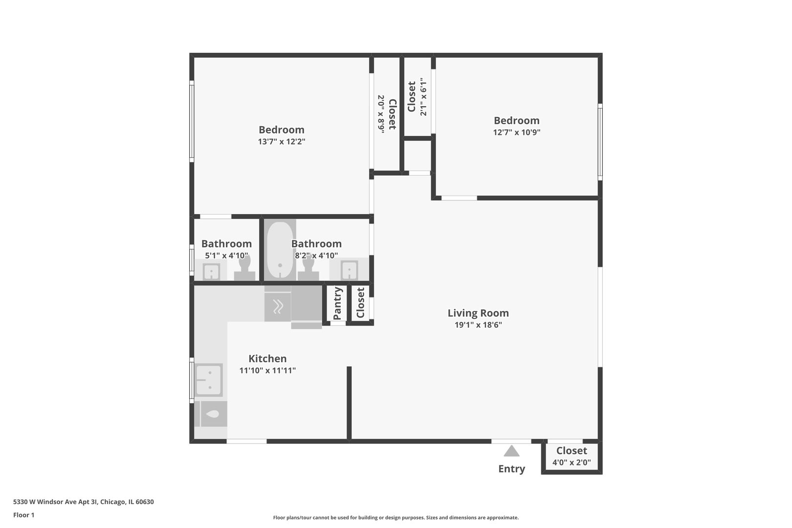 5330 W Windsor Avenue #3I, Chicago, IL 60630