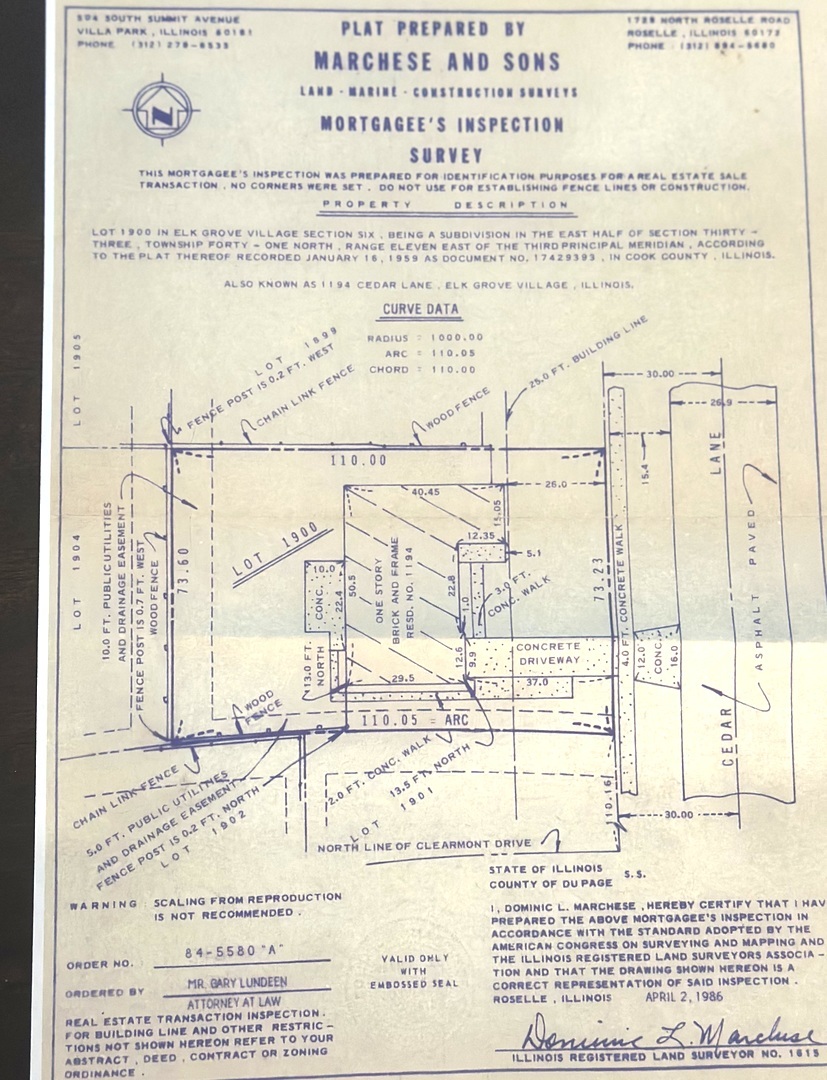 1194 Cedar Lane, Elk Grove Village, IL 60007