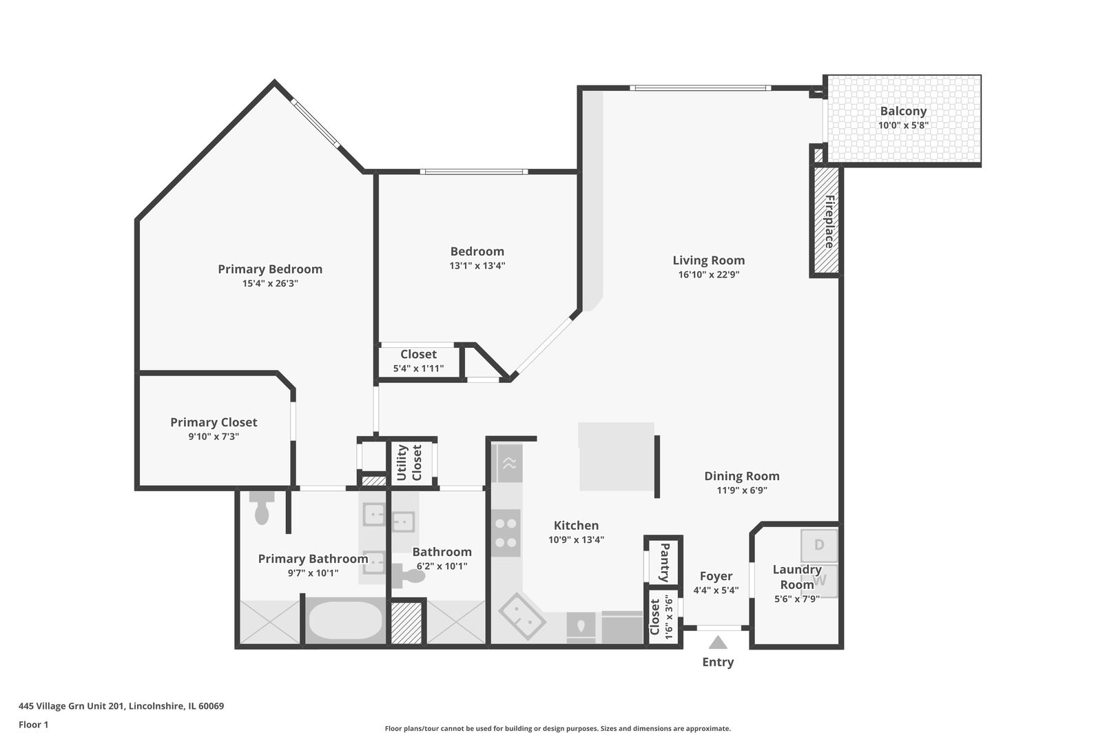 445 Village Green Court #201, Lincolnshire, IL 60069