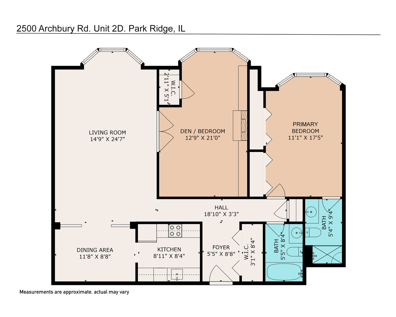 2500 Archbury Lane #2D, Park Ridge, IL 60068