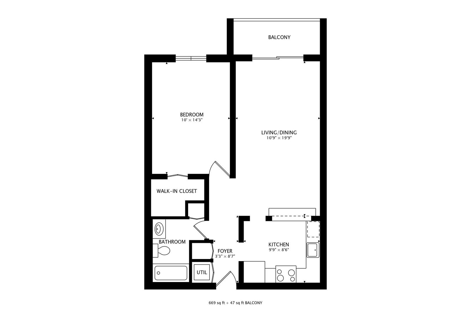 725 W Huntington Commons Road #217, Mount Prospect, IL 60056