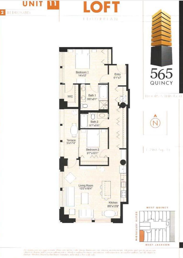 565 W Quincy Street #711, Chicago, IL 60661