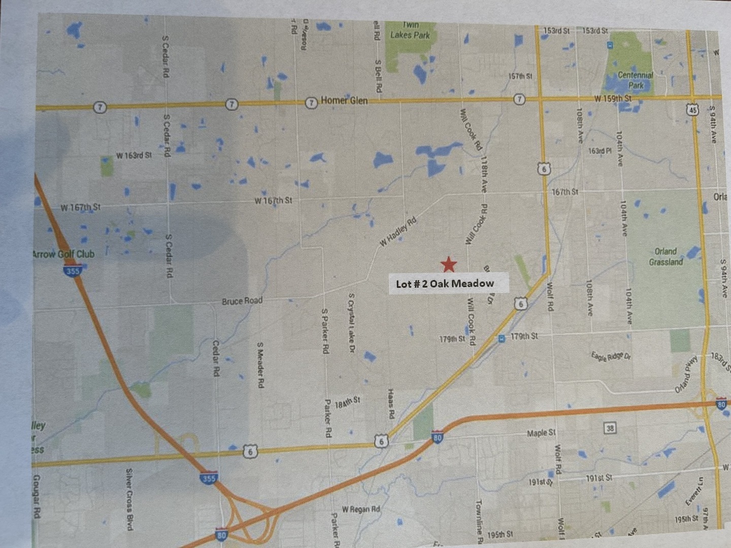 Oak Meadow Lot 2 Hadley Road, Homer Glen, IL 60491