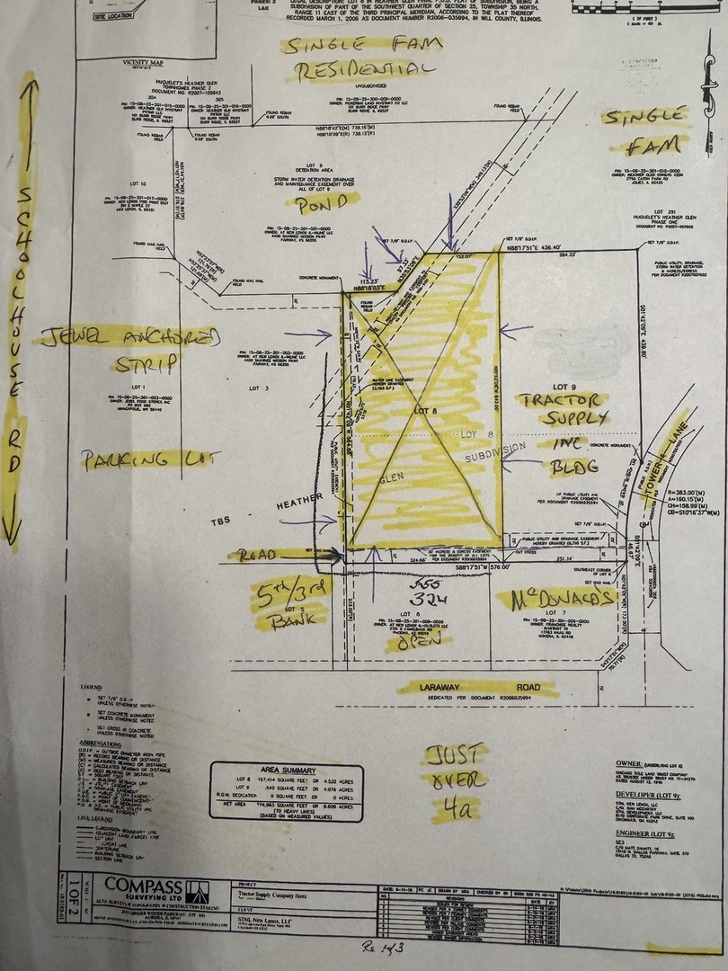 LOT 8 LARAWAY Road, New Lenox, IL 60451
