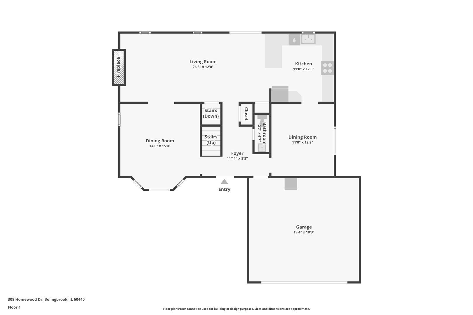 308 HOMEWOOD Drive, Bolingbrook, IL 60440