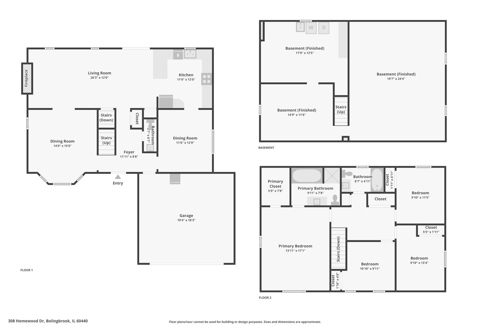 308 HOMEWOOD Drive, Bolingbrook, IL 60440