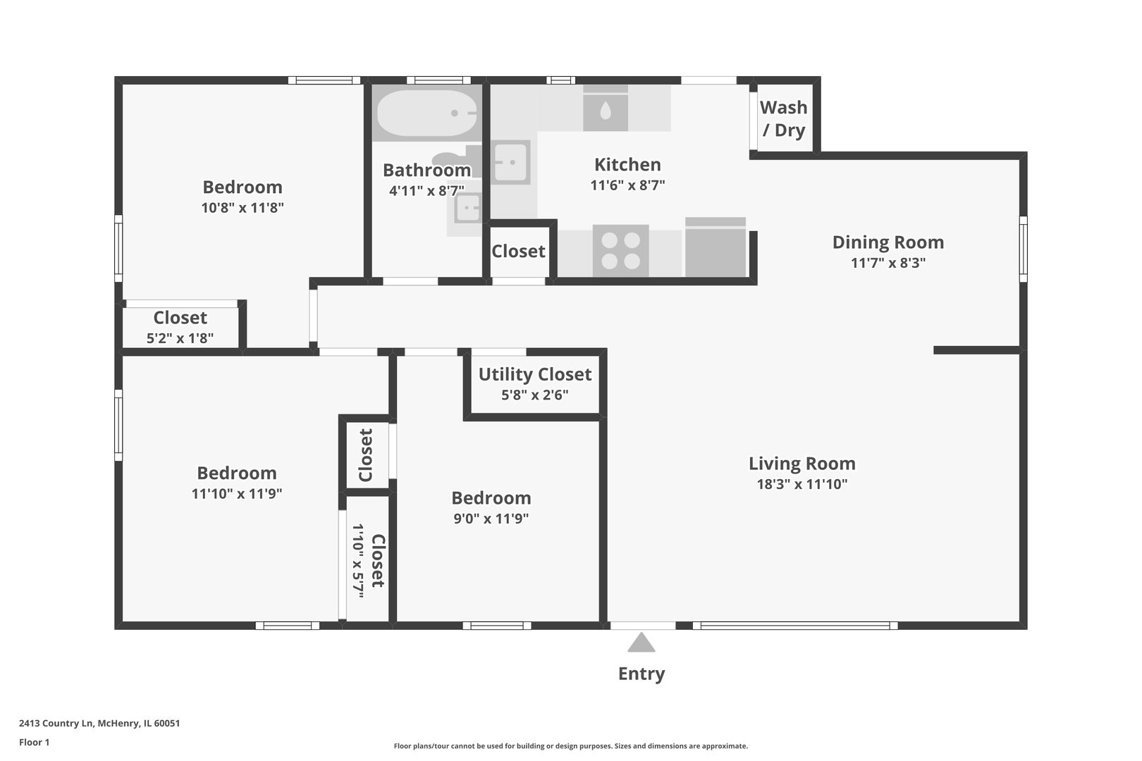 2413 Country Lane, McHenry, IL 60051