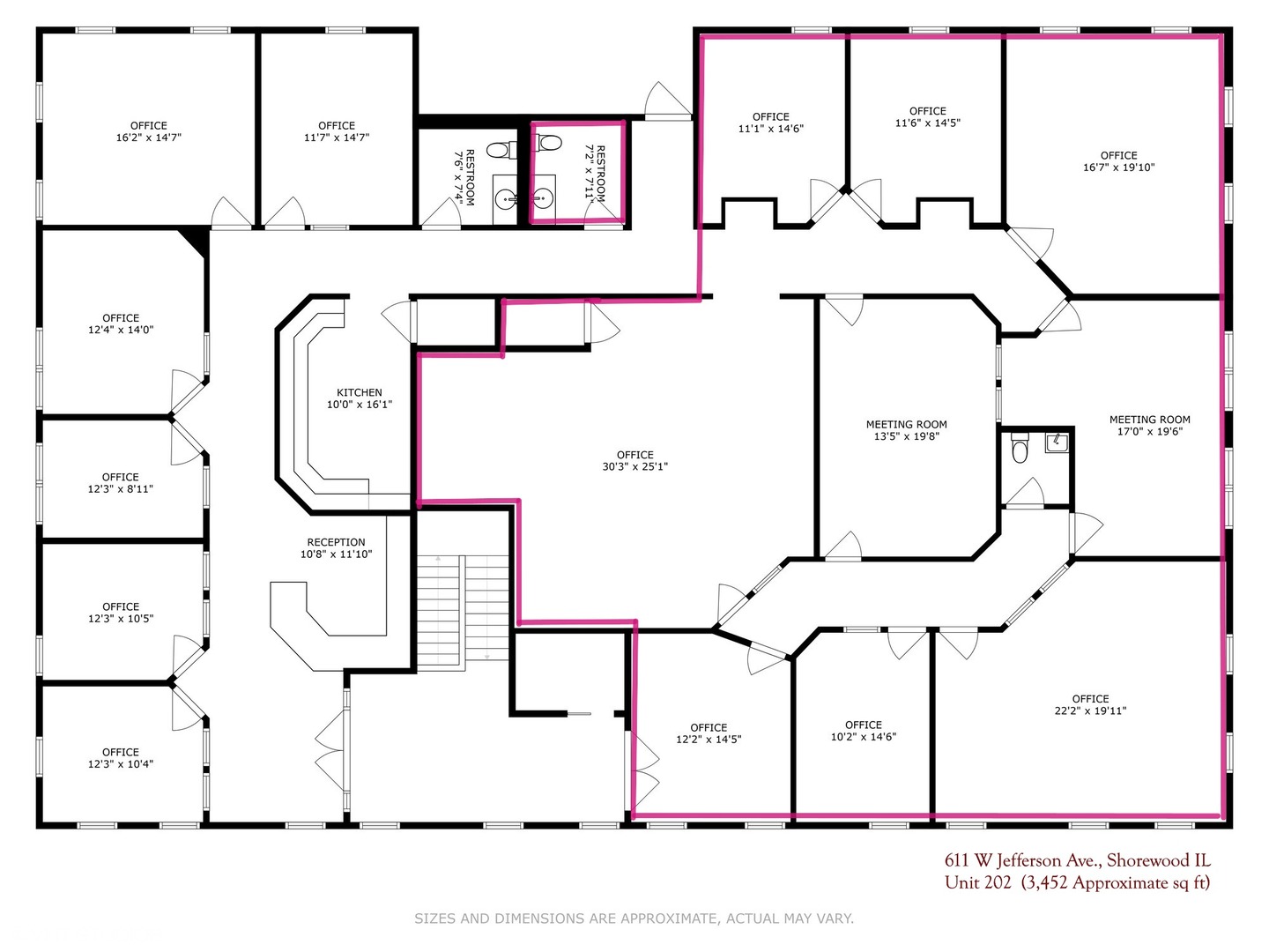 611 W JEFFERSON Street #202, Shorewood, IL 60404