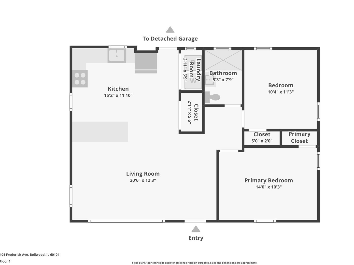 404 Frederick Avenue, Bellwood, IL 60104