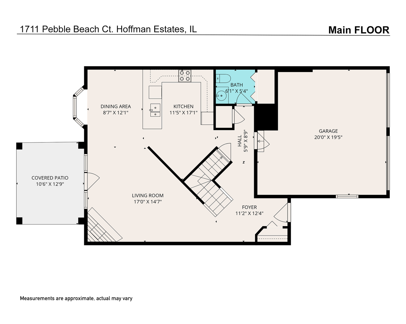 1711 Pebble Beach Court, Hoffman Estates, IL 60169