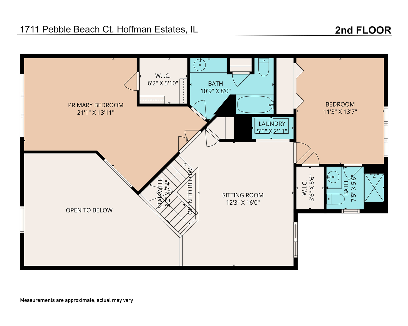1711 Pebble Beach Court, Hoffman Estates, IL 60169