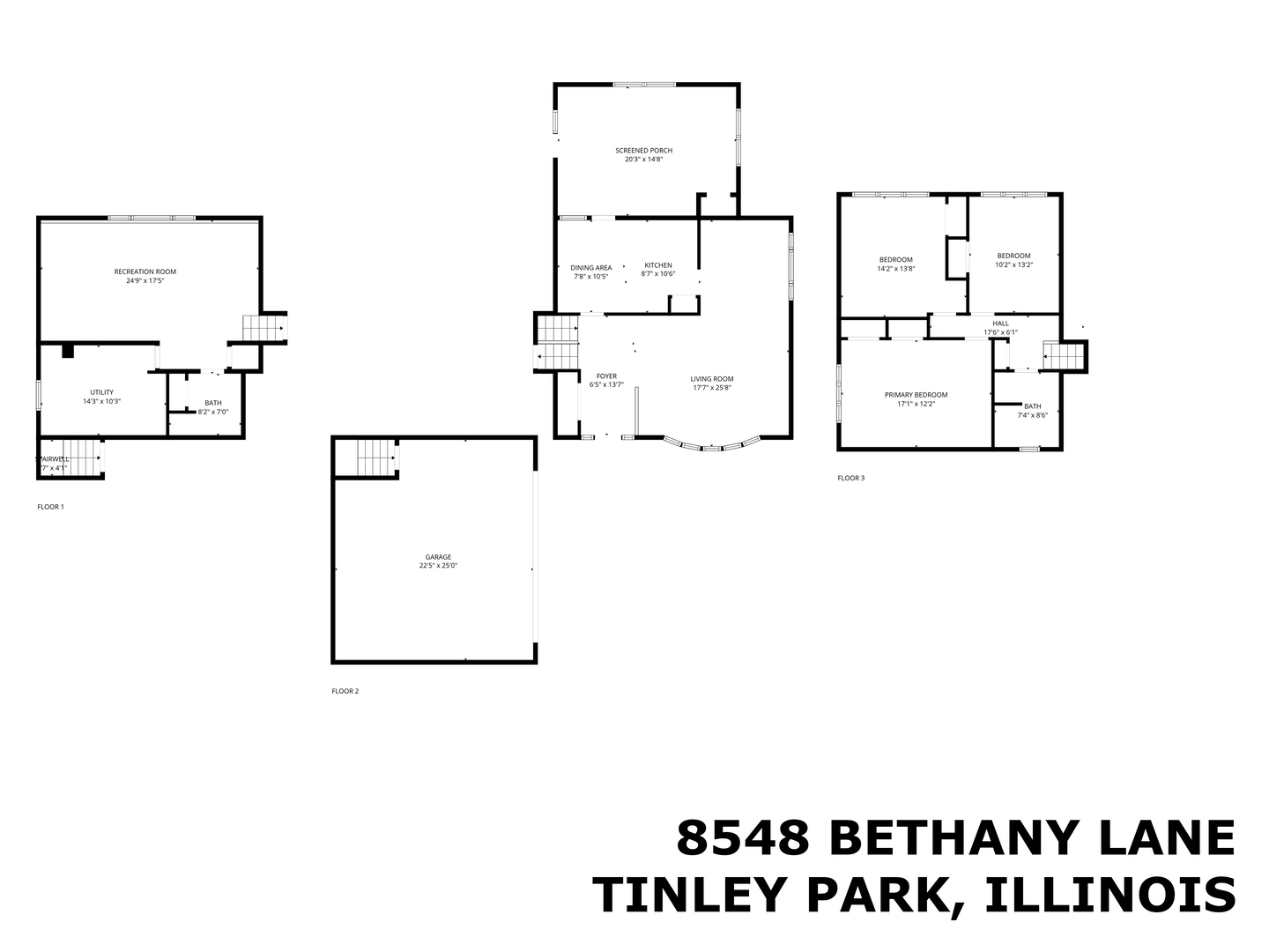 8548 Bethany Lane, Tinley Park, IL 60487