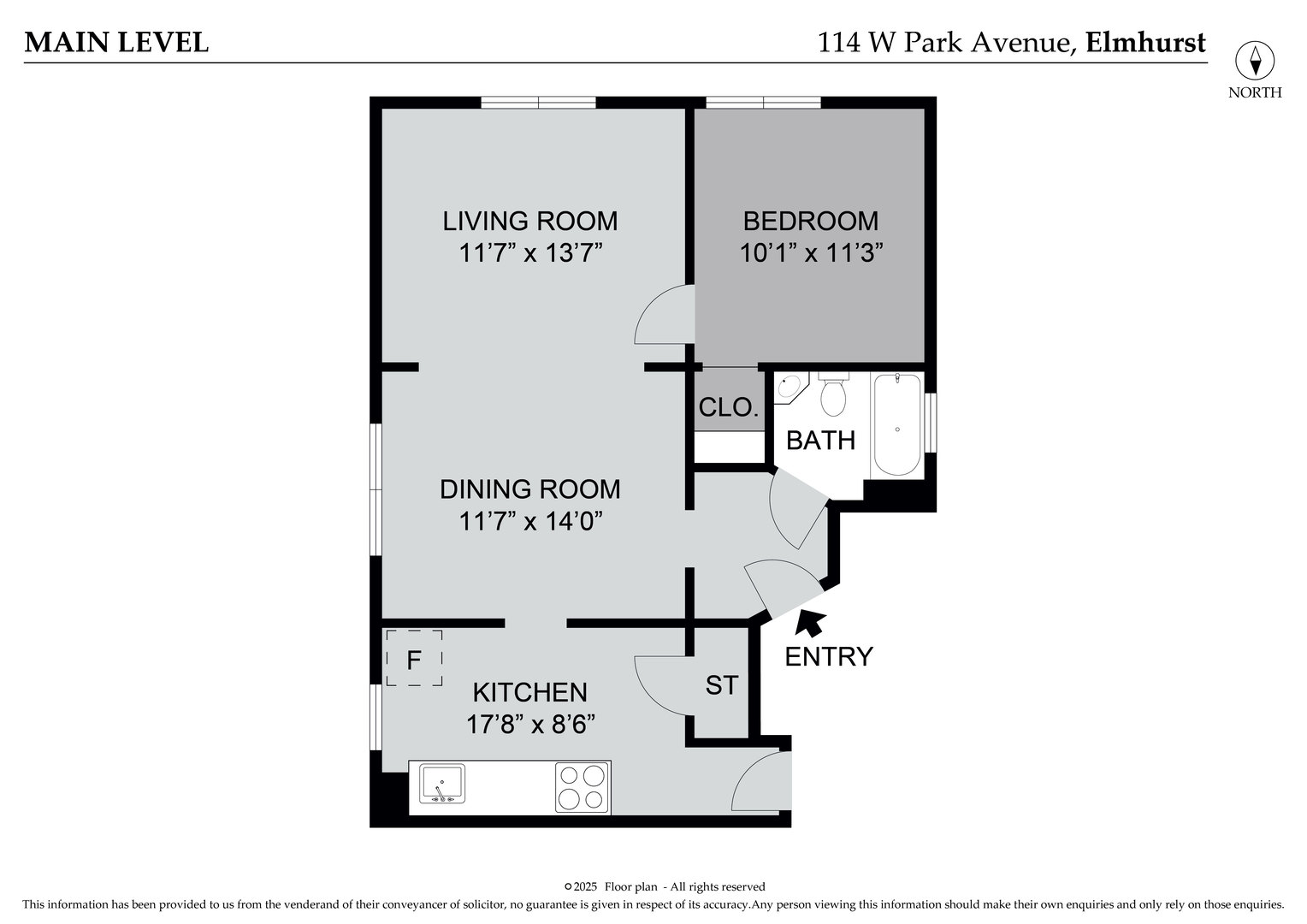 114 W Park Avenue #Front, Elmhurst, IL 60126