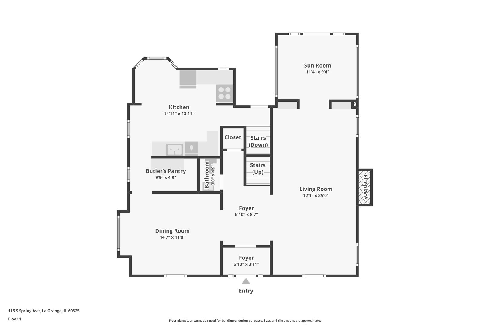 115 S Spring Avenue, La Grange, IL 60525