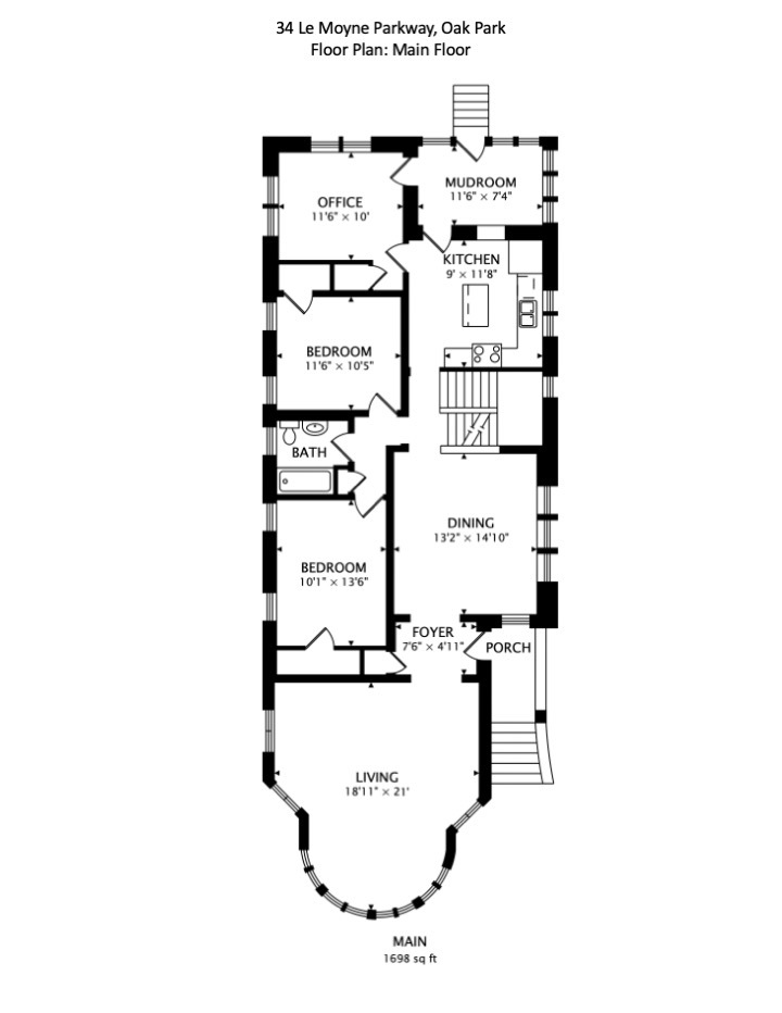 34 Le Moyne Parkway, Oak Park, IL 60302