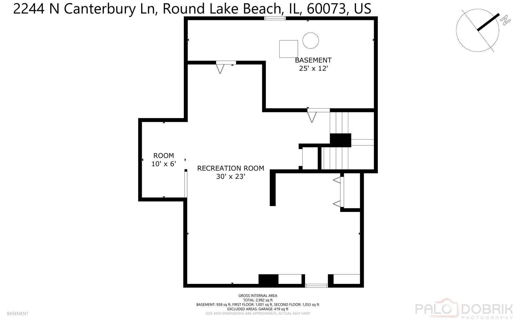 2244 N Canterbury Lane, Round Lake Beach, IL 60073