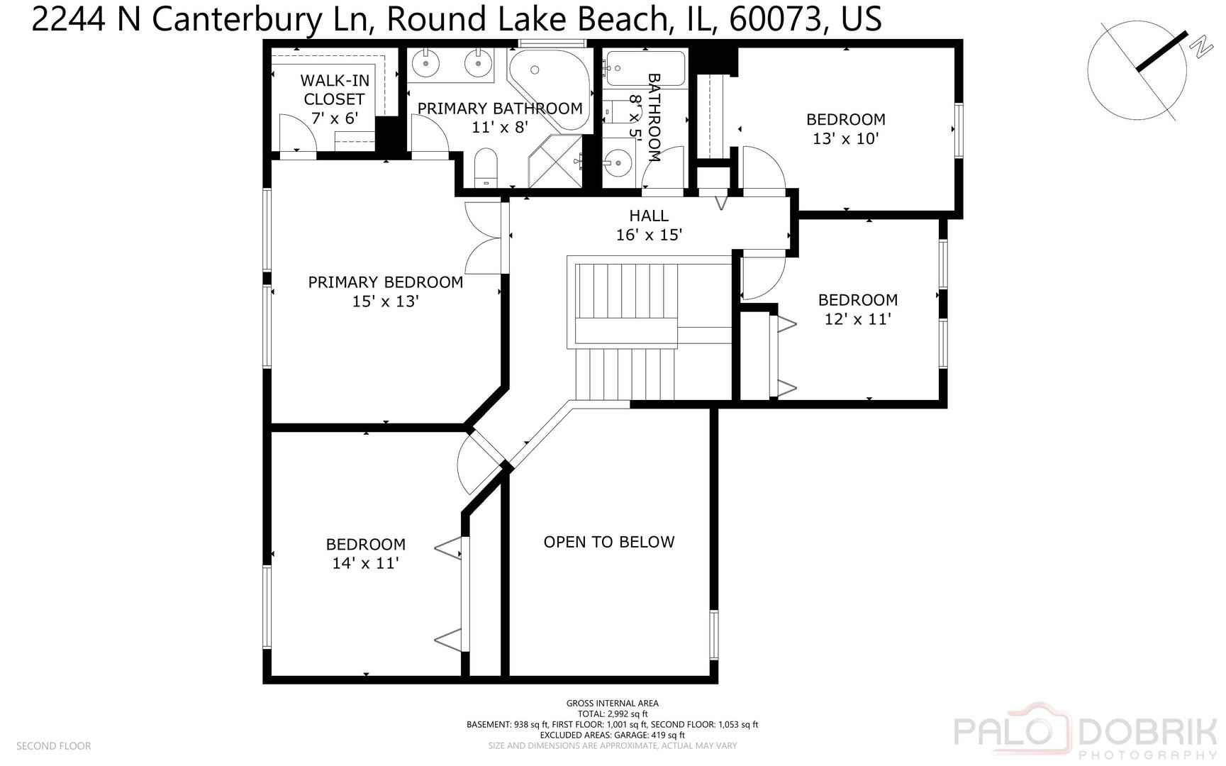 2244 N Canterbury Lane, Round Lake Beach, IL 60073